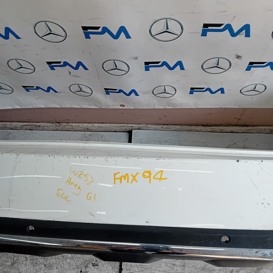 MERCEDES GLC C253 WHITE REAR BUMPER WHITE 2016 ON A2538850200 FMX94