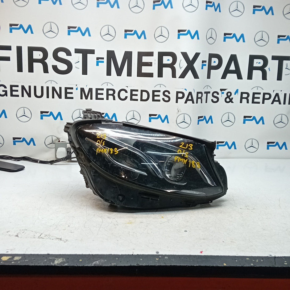 MERCEDES E-CLASS DRIVER MULTIBEAM COMPLETE HEADLIGHT A2139061804 2016 FMH183