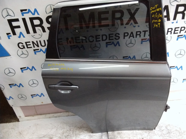 MITSUBISHI OUTLANDER MK3 DRIVER REAR DOOR OSR GREY 2013 COMPLETE FMD349