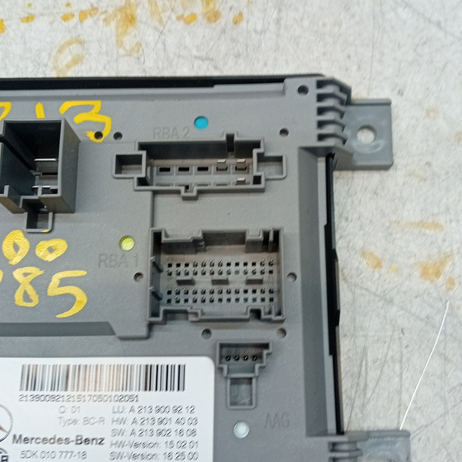 MERCEDES E-CLASS REAR SAM CONTROL MODULE W213 A2139009212 FM001285