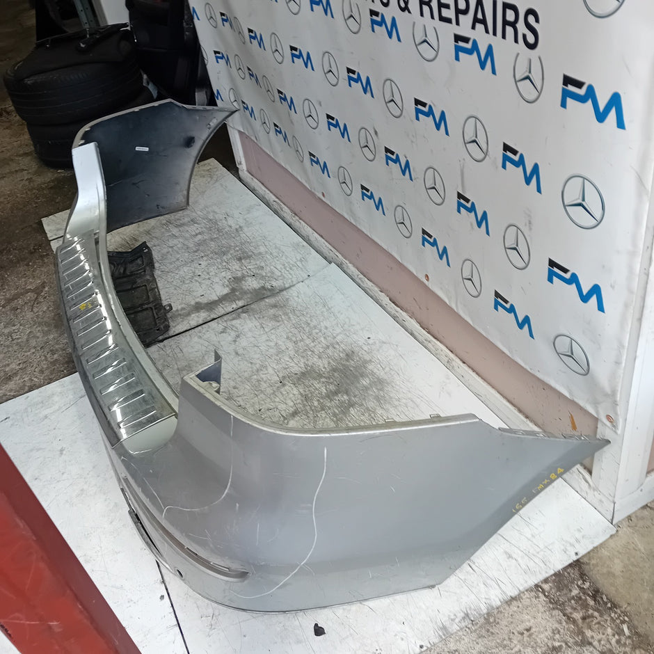 MERCEDES BENZ  GLE W166 SALOON REAR BUMPER SILVER 2016 A1668853024 FMX84