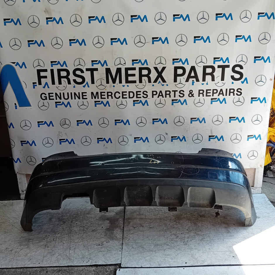 MERCEDES BENZ CLC W203 REAR BUMPER A2038801040 2011 BLUE FMX172