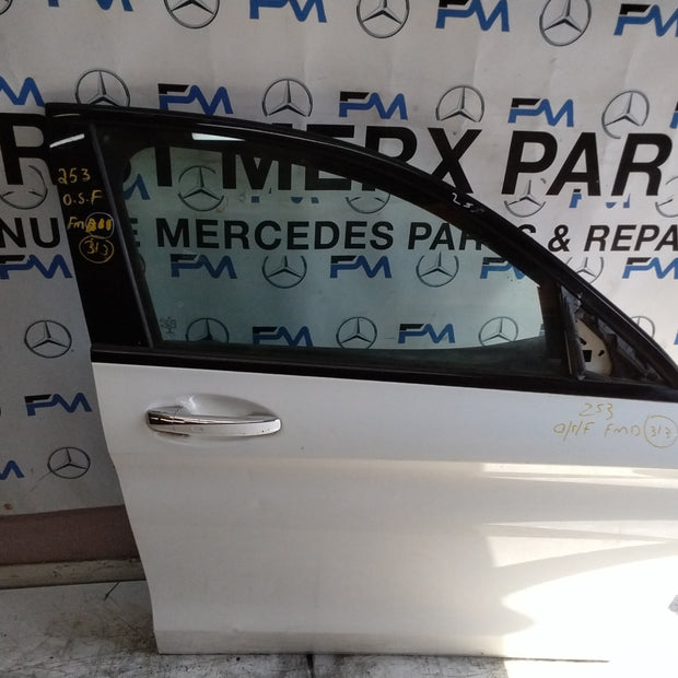 MERCEDES BENZ GLC W253  DRIVER FRONT DOOR OSF WHITE 2016-2023 COMPLETE FMD313