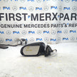 MERCEDES E-CLASS W213 PASSENGER WING MIRROR NS BLACK A2138102500 FMM78