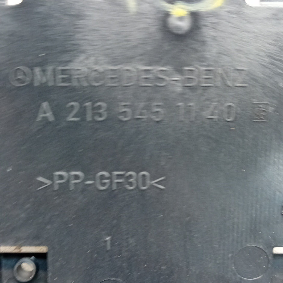 MERCEDES E-CLASS REAR BODY CONTROL MODULE BRACKET W213 A2135451140 2016 FM001356