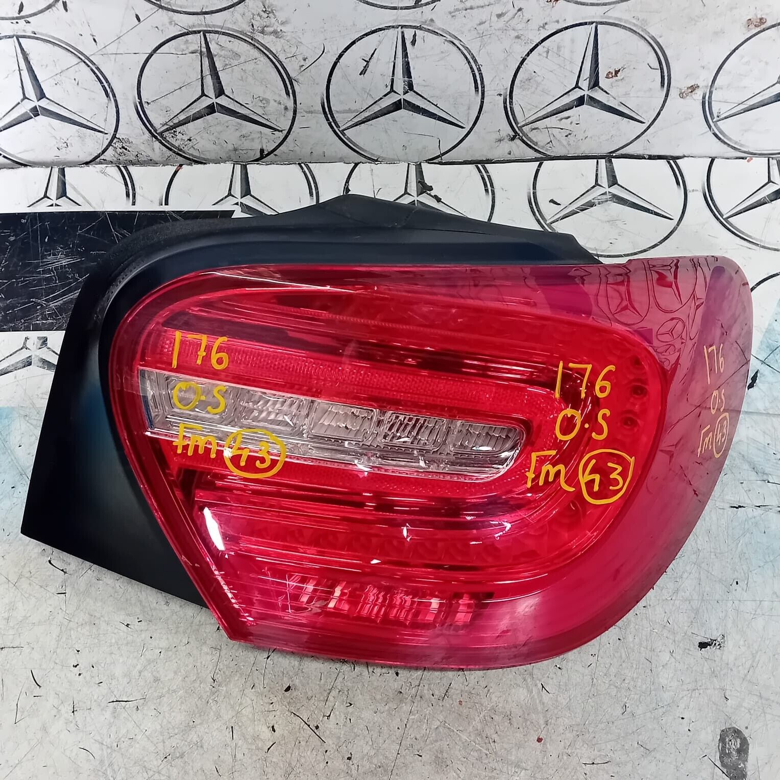 MERCEDES BENZ W176 A-CLASS 2015-2018 AMG DRIVER SIDE REAR  LIGHT A1769063200