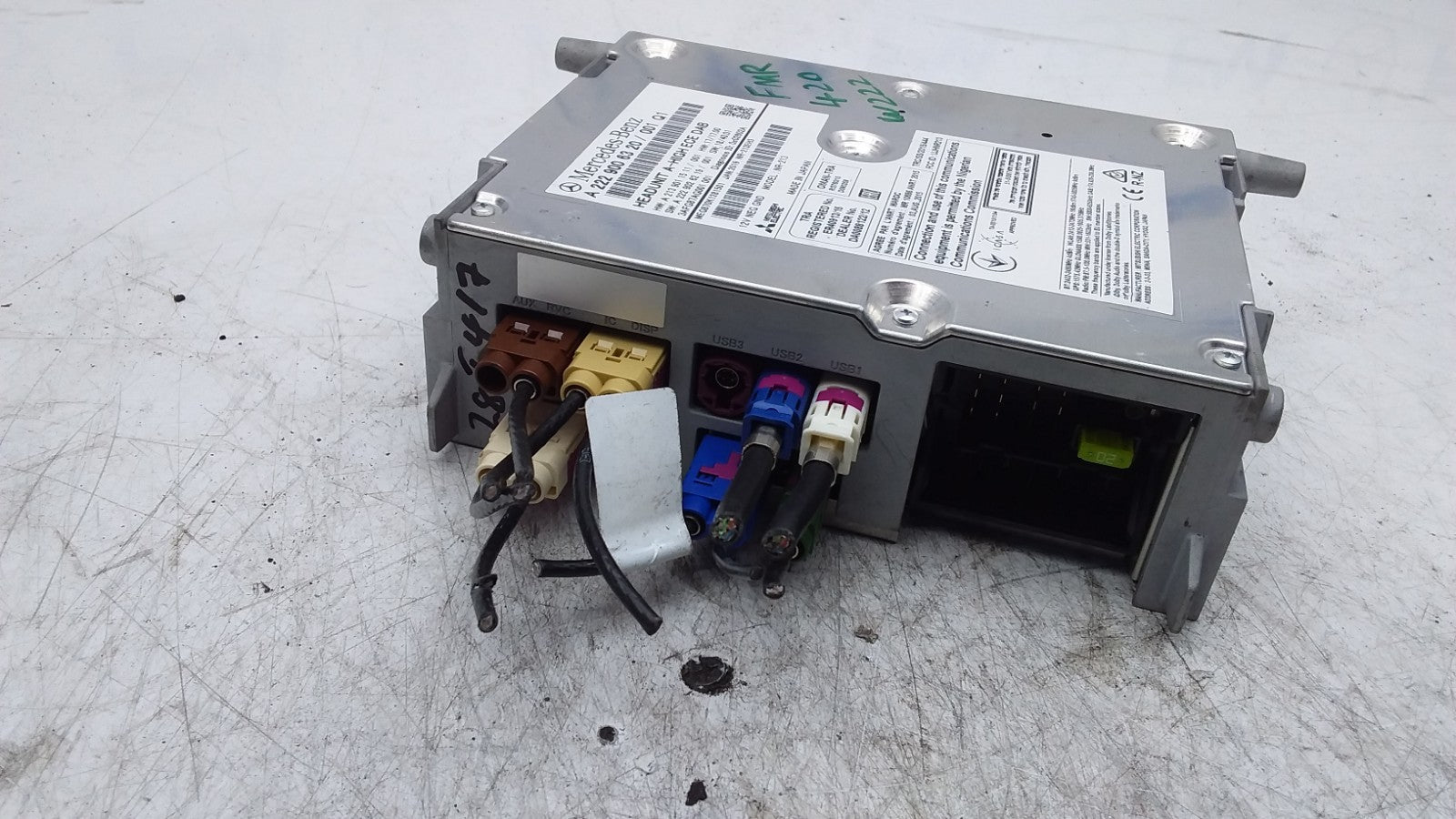 MERCEDES BENZ C-CLASS W205 SATELLITE NAVIGATION HEAD UNIT A2229006320 FMR420