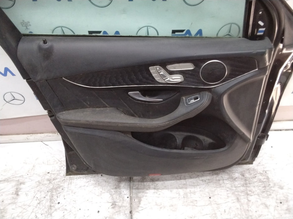 MERCEDES BENZ GLC X253 PASSENGER FRONT DOOR NSF BLACK 2016 ON COMPLETE FMD316