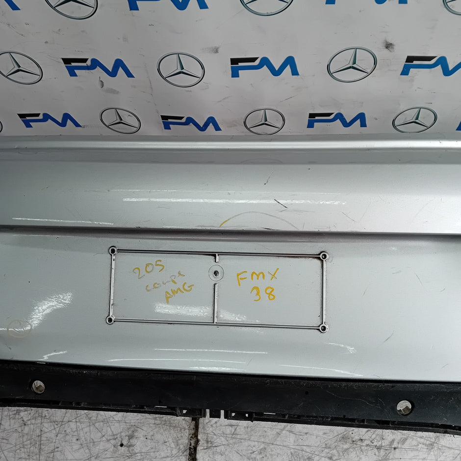 MERCEDES BENZ C-CLASS W205 SLN REAR BUMPER 2014 ON SILVER  A2058850138 FMX38