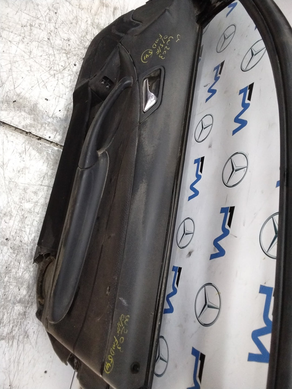 MERCEDES C-CLASS W203 SLN DRIVER FRONT DOOR OSF BLACK 2001-04 FMD541