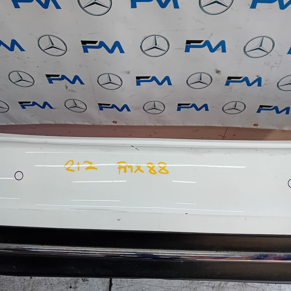MERCEDES E-CLASS W212 ESTATE REAR BUMPER WHITE 2016 ON A2128853238 FMX88