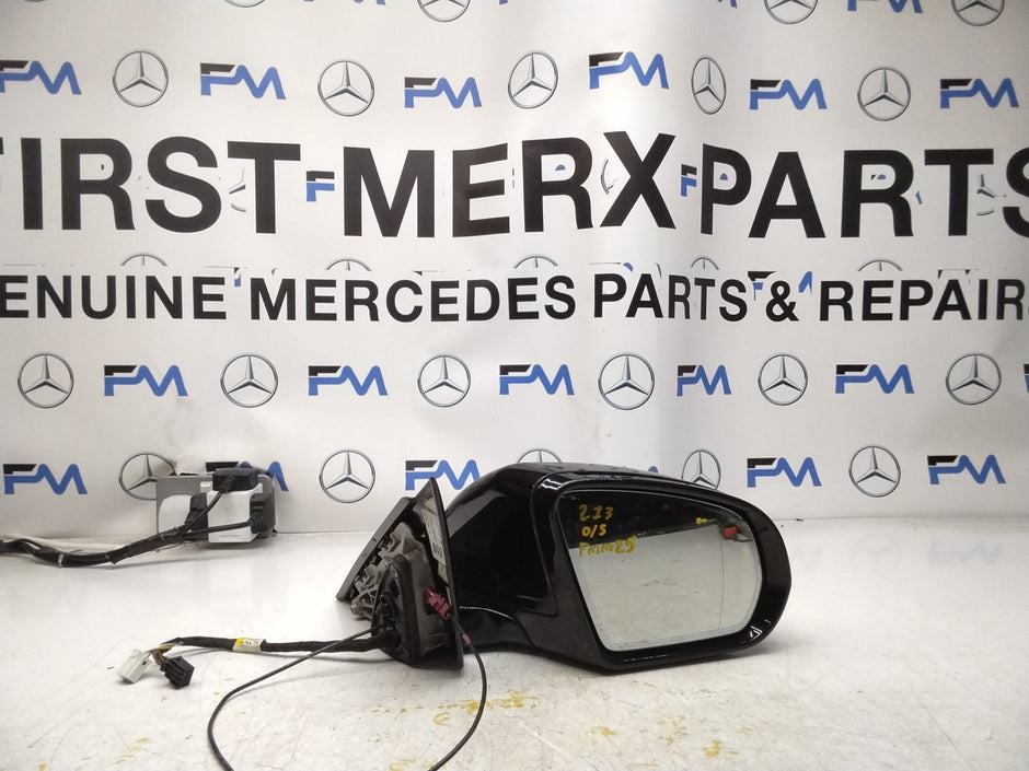 MERCEDES E-CLASS  W213 DRIVER SIDE WING MIRROR A2138100201 BLACK FMM25