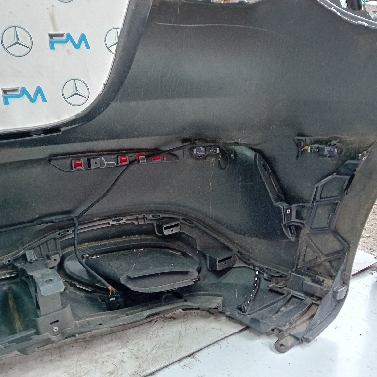 MERCEDES BENZ  A-CLASS W177 REAR BUMPER A1778804506 GREY 2018 COMPLETE FMX2