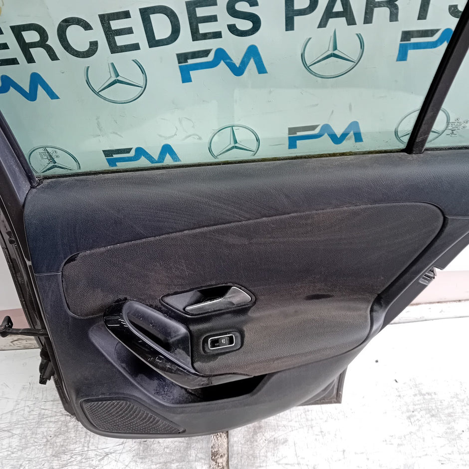 MERCEDES A-CLASS W177 DRIVER REAR DOOR OSR GREY COMPLETE 2018 ON FMD415