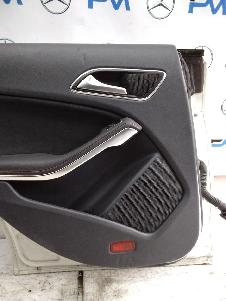 MERCEDES CLA W117 PASSENGER REAR DOOR NSR WHITE 2013-19 COMPLETE FMD300