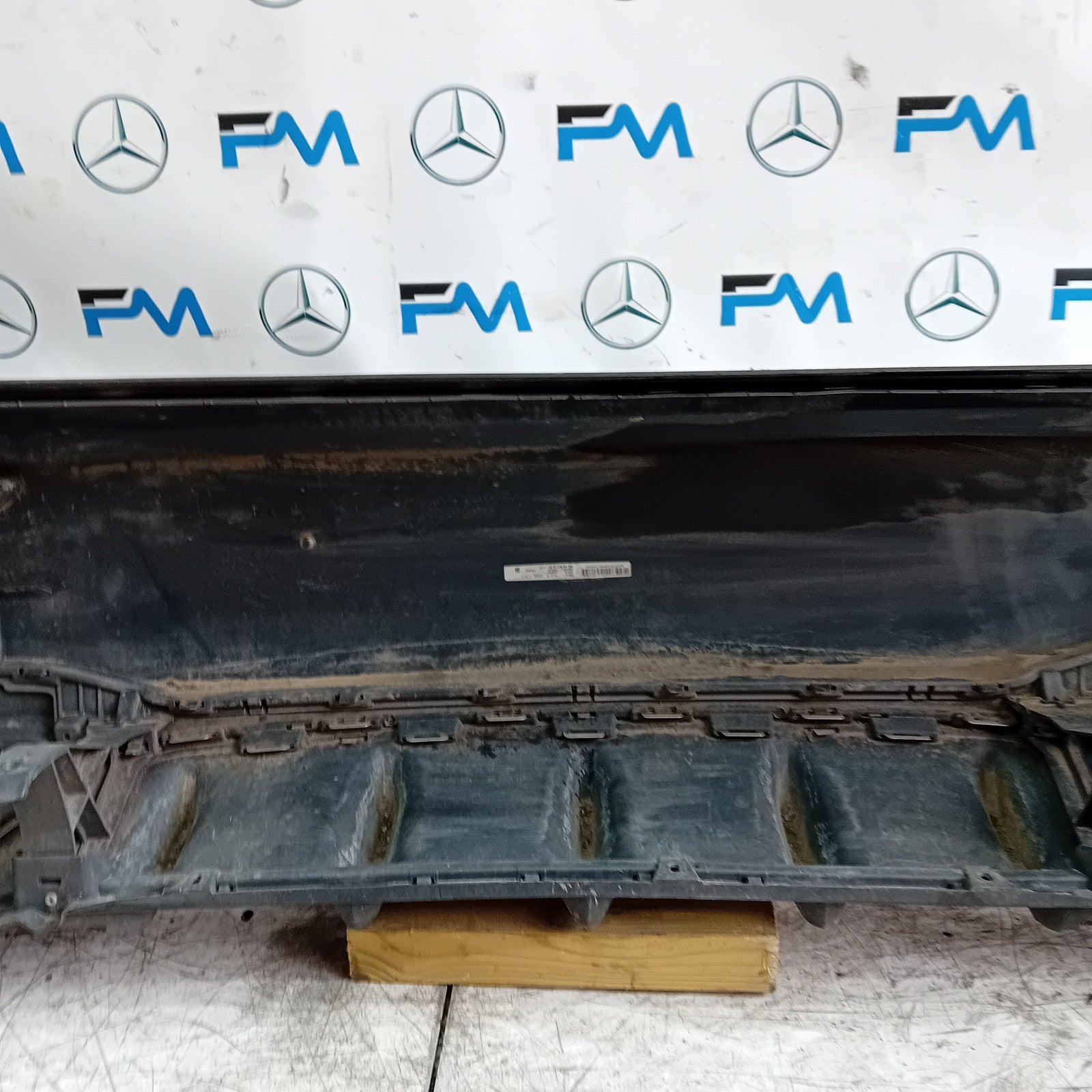MERCEDES BENZ  A-CLASS W177 REAR BUMPER A1778804701 GREY 2018 COMPLETE FMX3