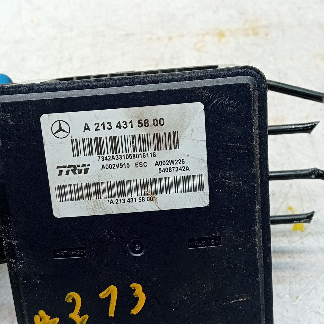 MERCEDES BENZ E-CLASS W213 ABS PUMP MODULE CONTROL UNIT A2134315800 FM001247