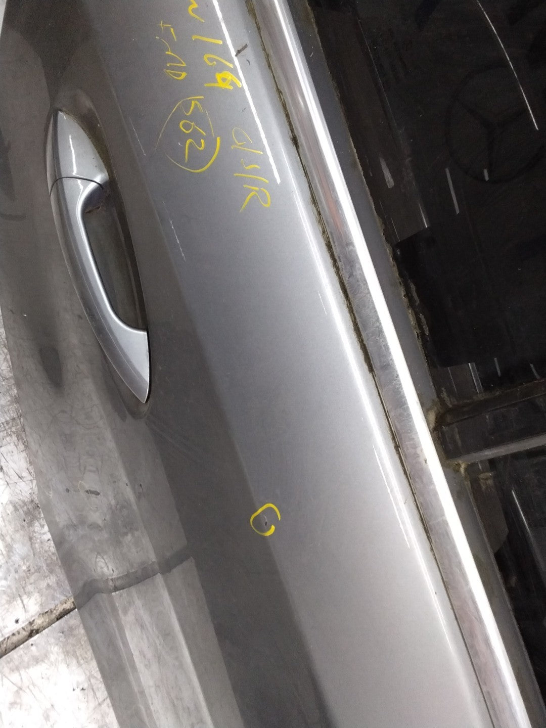 MERCEDES GLE W166  DRIVER REAR DOOR OSR GREY 2015- 2019 COMPLETE FMD562