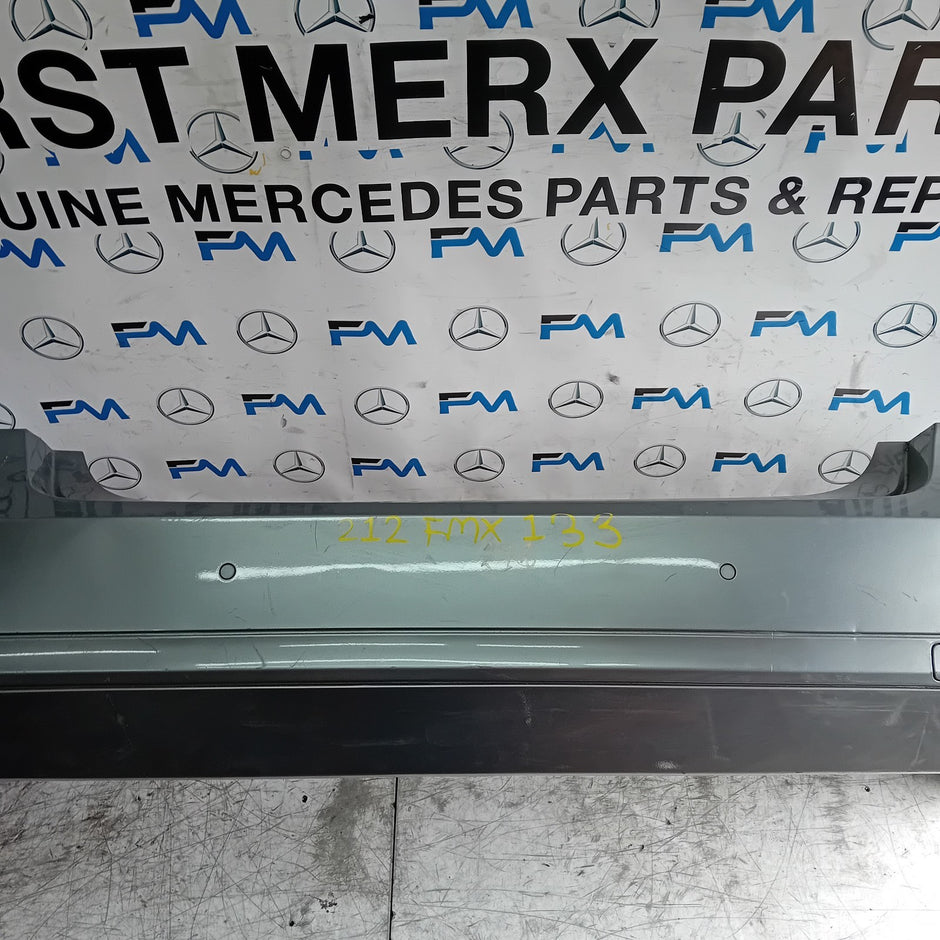 MERCEDES BENZ E-CLASS W212 REAR BUMPER GREY 2014 A2128850225 FMX133