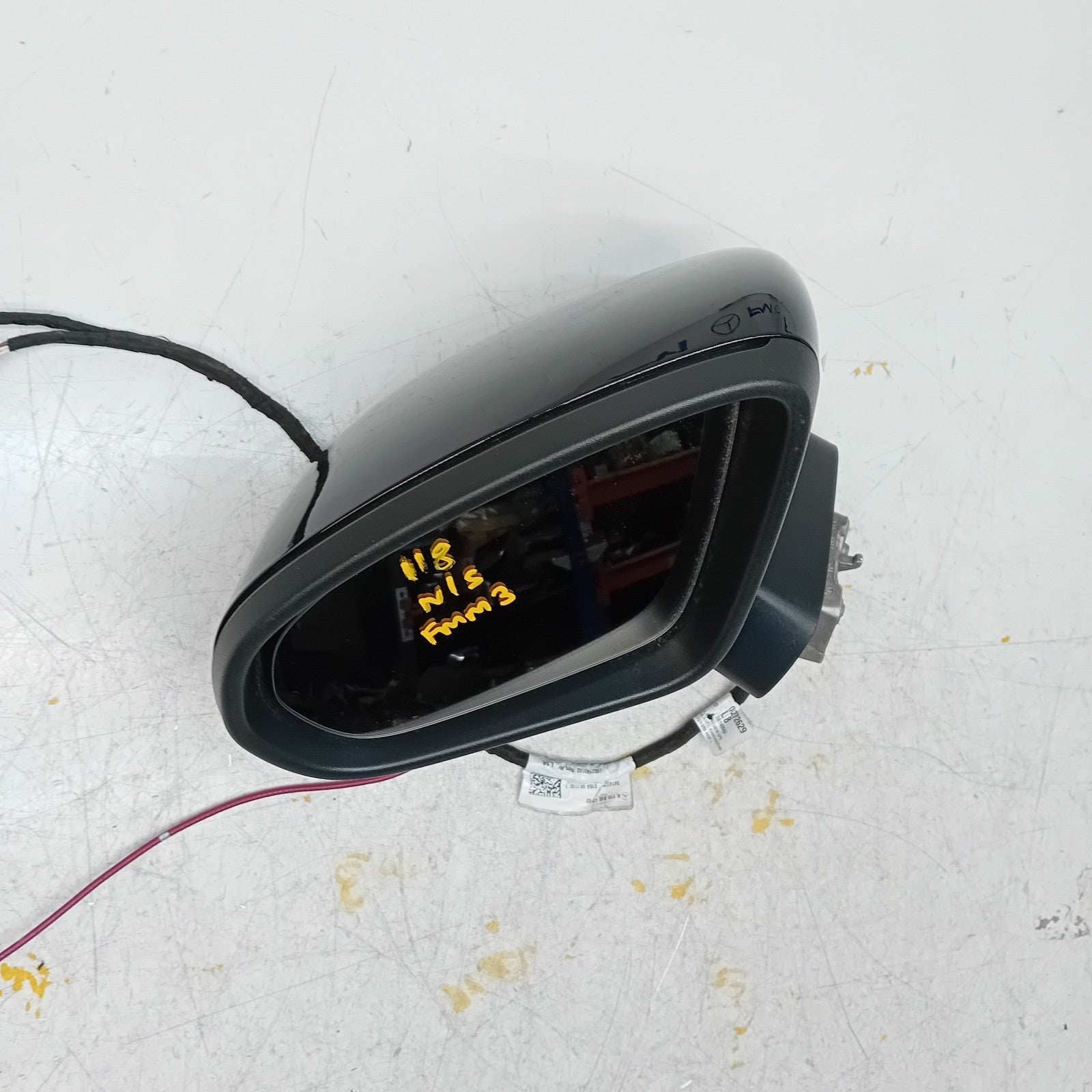 MERCEDES CLA 2019 W118 Passenger Side Wing Mirror A1188104703 BLACK  FMM3