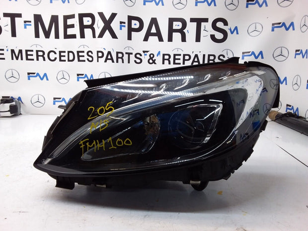 2017 MERCEDES C CLASS W205 HEADLIGHT FACELIFT PASSENGER NS A2059069404 FMH100