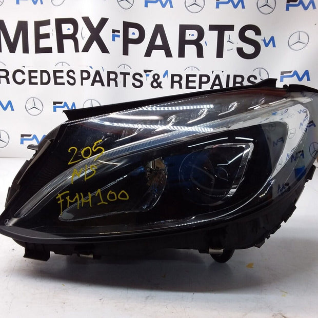 2017 MERCEDES C CLASS W205 HEADLIGHT FACELIFT PASSENGER NS A2059069404 FMH100