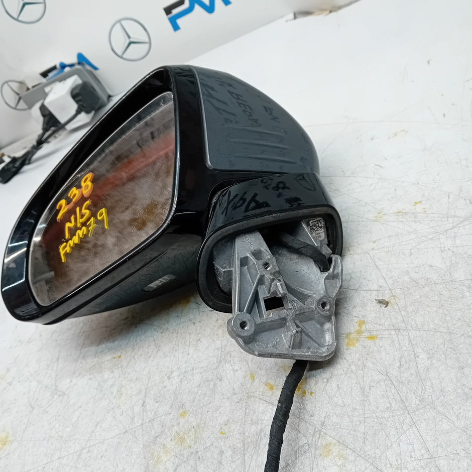 MERCEDES BENZ  E-CLASS W238 PASSENGER WING MIRROR NS GREY PL A2388101300 FMM79