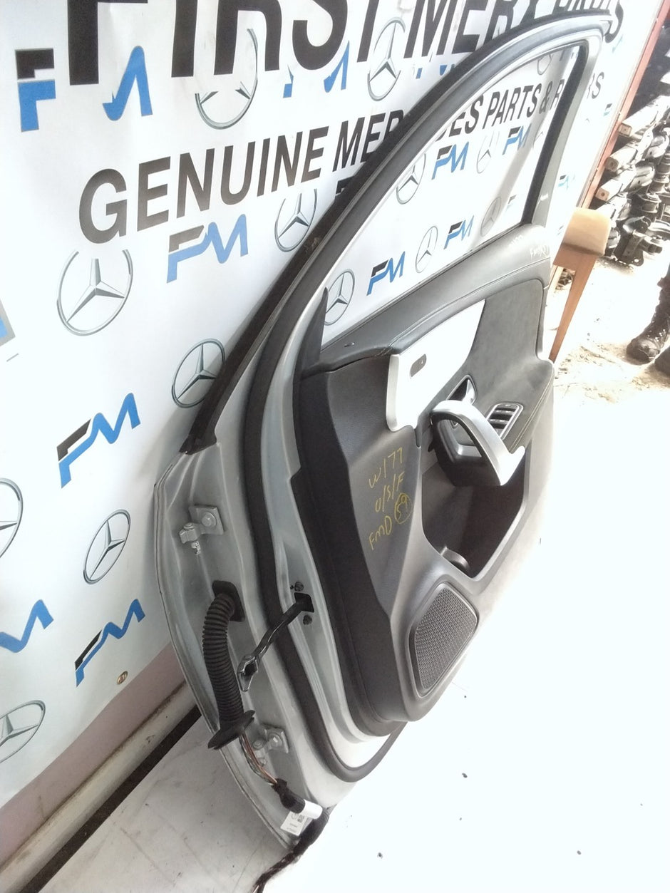 MERCEDES BENZ  C-CLASS W177 DRIVER SIDE FRONT DOOR O/S/F COMPLETE GREY FMD59