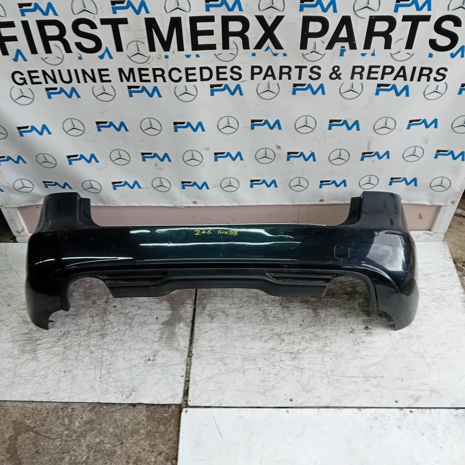 MERCEDES BENZ B-CLASS W246 REAR BUMPER 2013 BLACK A2468860025 FMX58