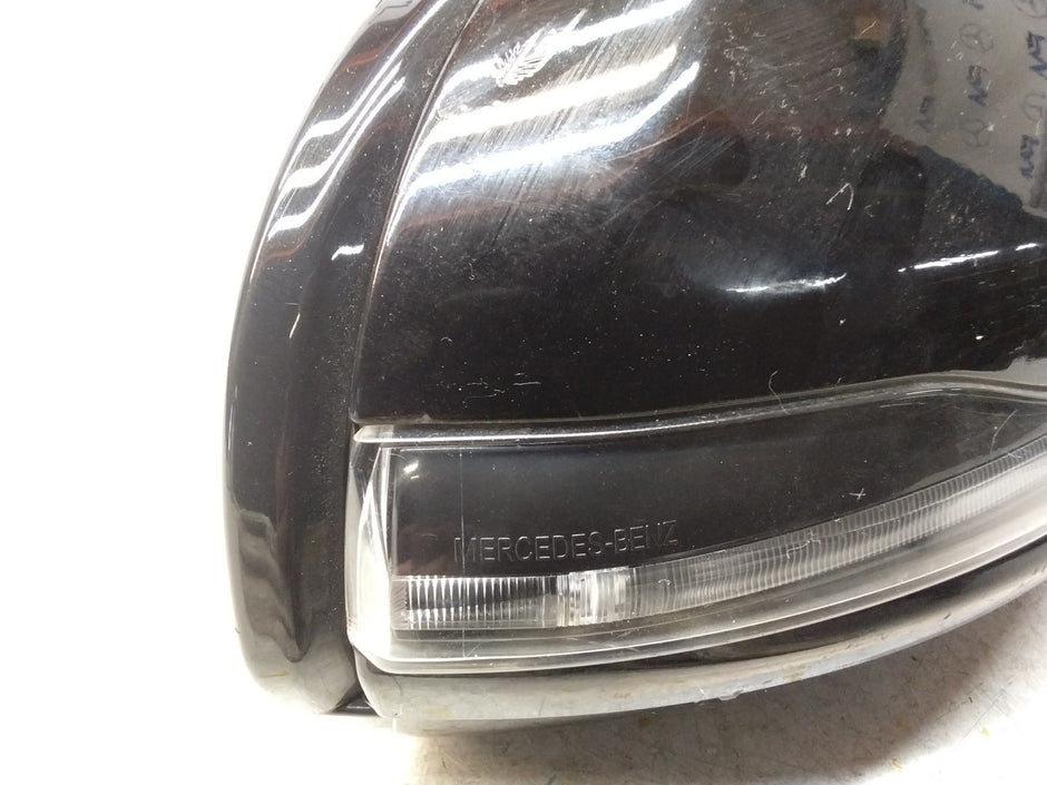 MERCEDES E-CLASS  W213 DRIVER SIDE WING MIRROR A2138100201 BLACK FMM25