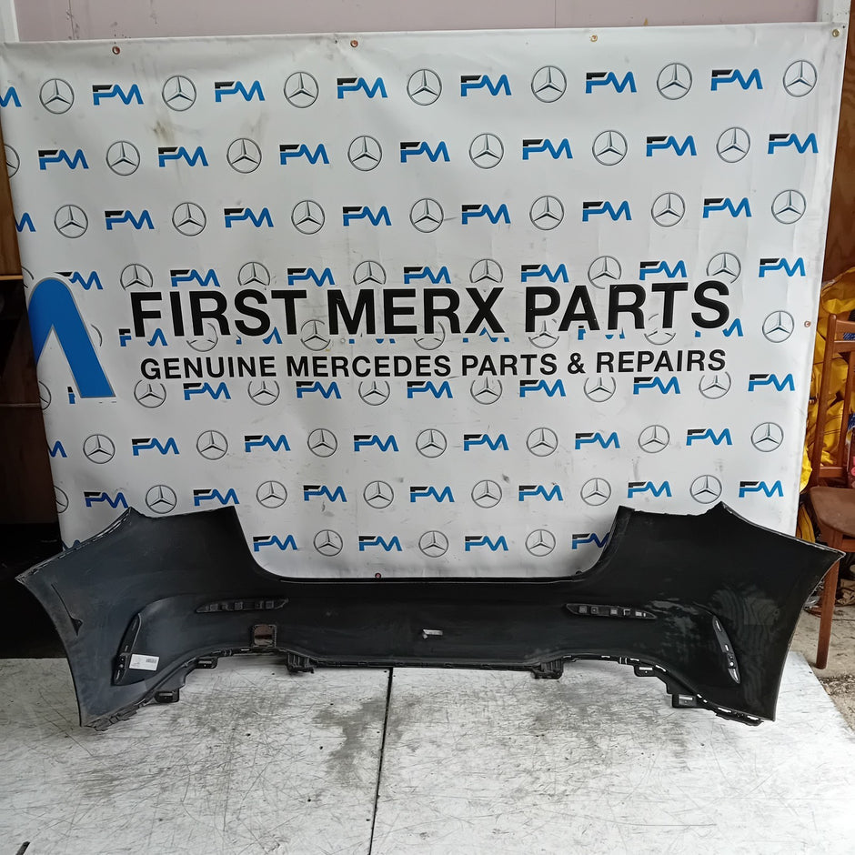 MERCEDES BENZ  A-CLASS W177 REAR BUMPER 2018 A1778851301 BLACK FMX22