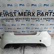 MERCEDES BENZ A-CLASS W176 REAR BUMPER 2012-18 A1768850125 WHITE FMX31