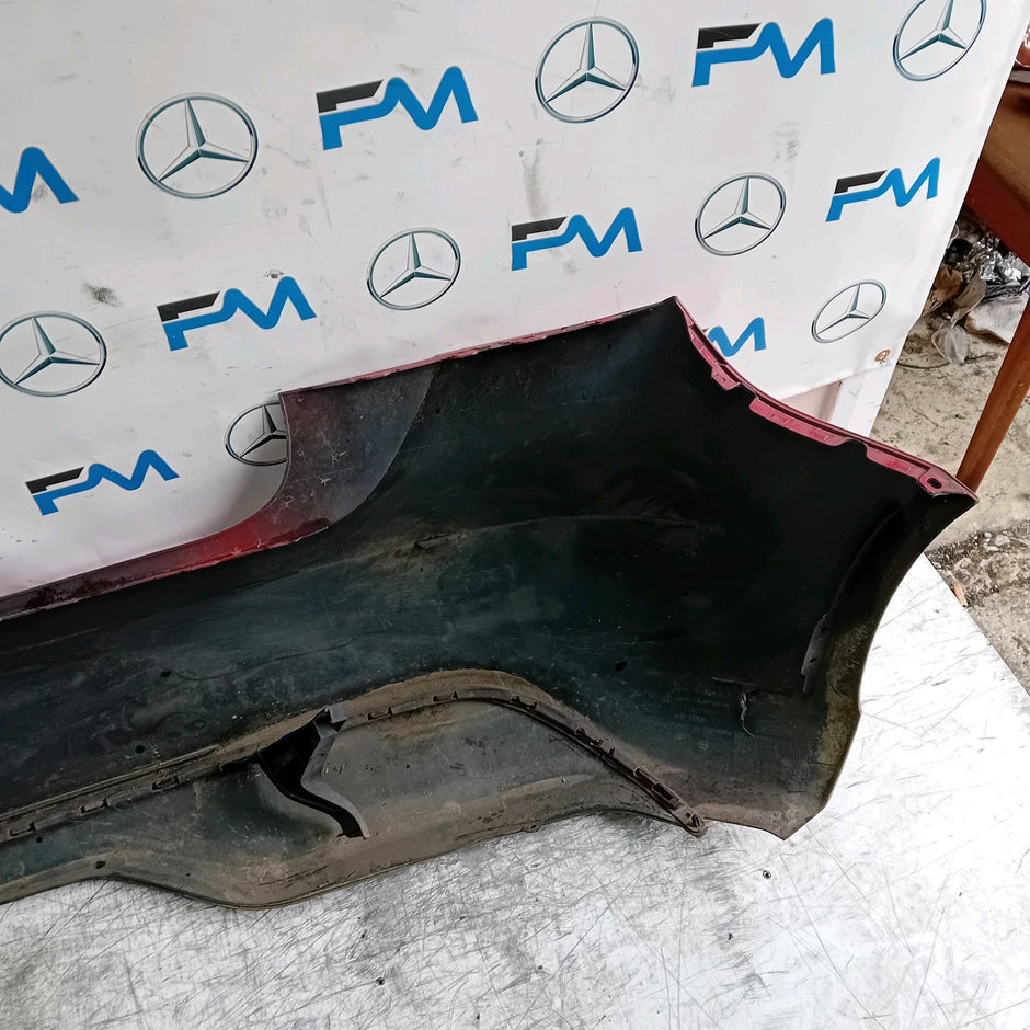 MERCEDES BENZ  A-CLASS W176 REAR BUMPER A1768605100 2012-2018 RED COMPLETE FMX10