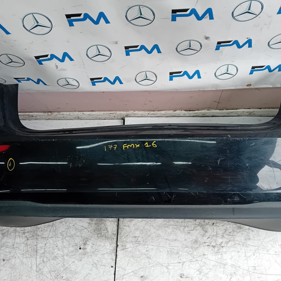 MERCEDES BENZ  A-CLASS W177 REAR BUMPER A1778800500 2018 BLACK COMPLETE FMX16