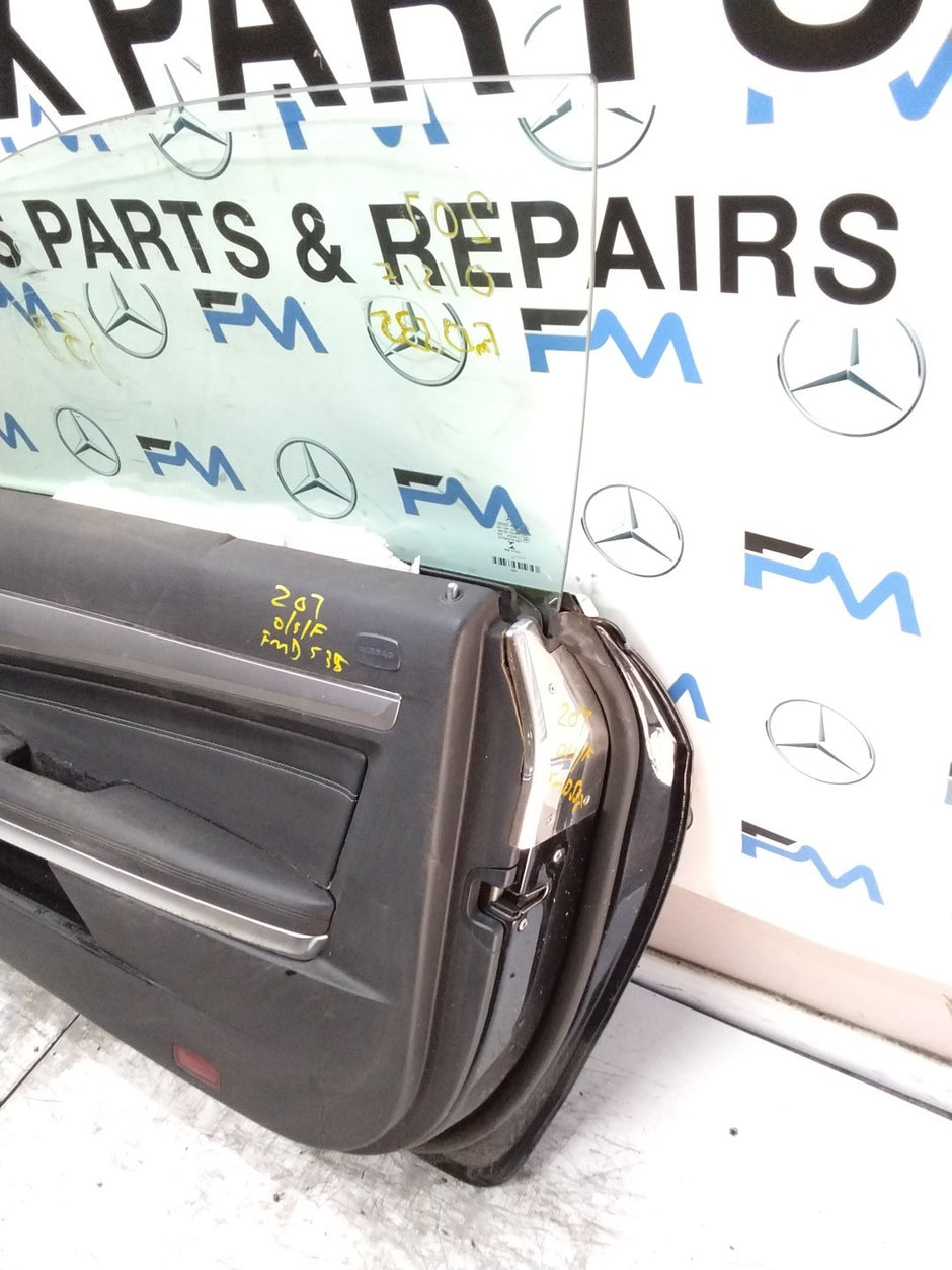 MERCEDES BENZ  E-CLASS W207 DRIVER FRONT DOOR OSF BLACK 2009-16  FMD535