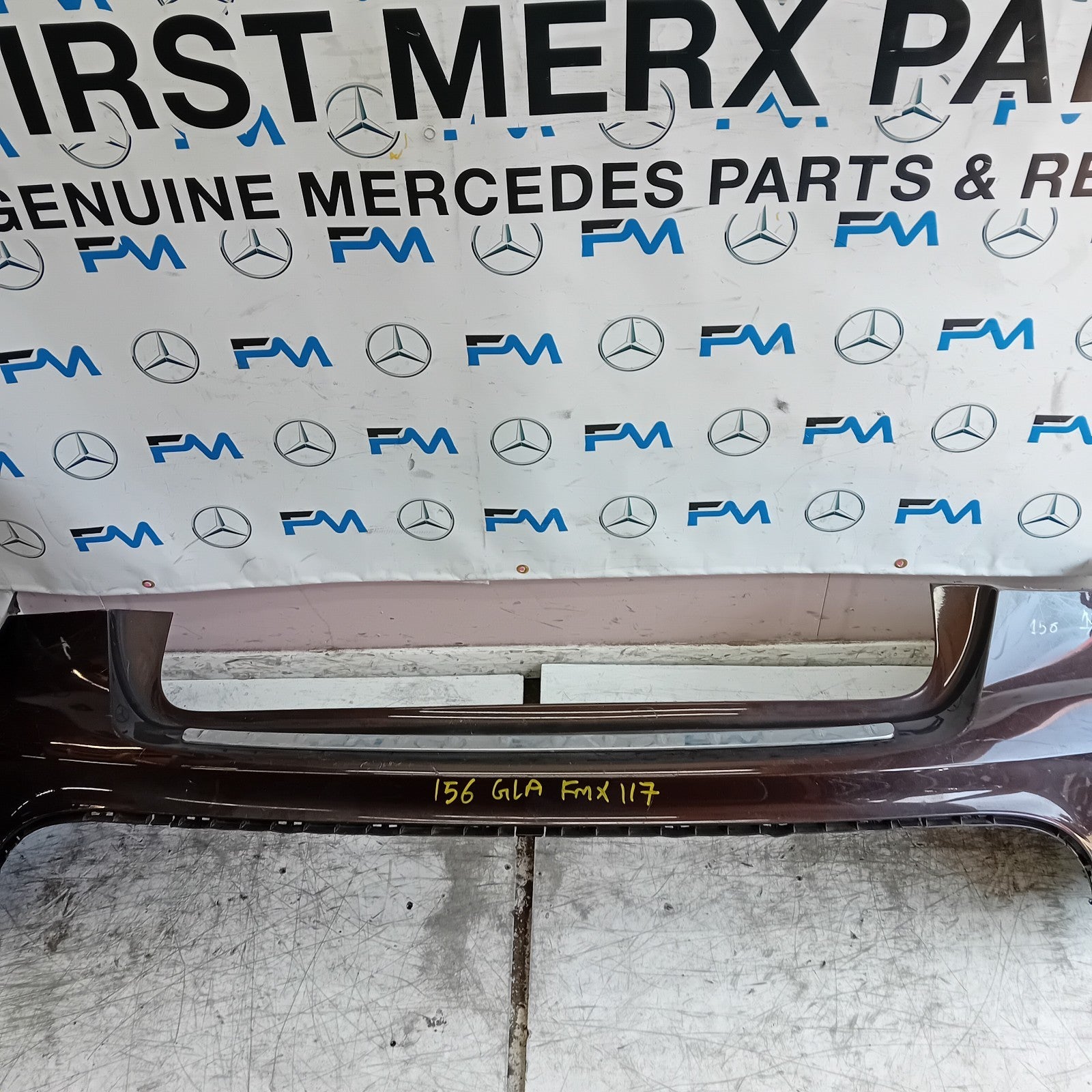 MERCEDES BENZ GLA X156 AMG REAR BUMPER BROWN 2014-19 A1568852425 FMX117