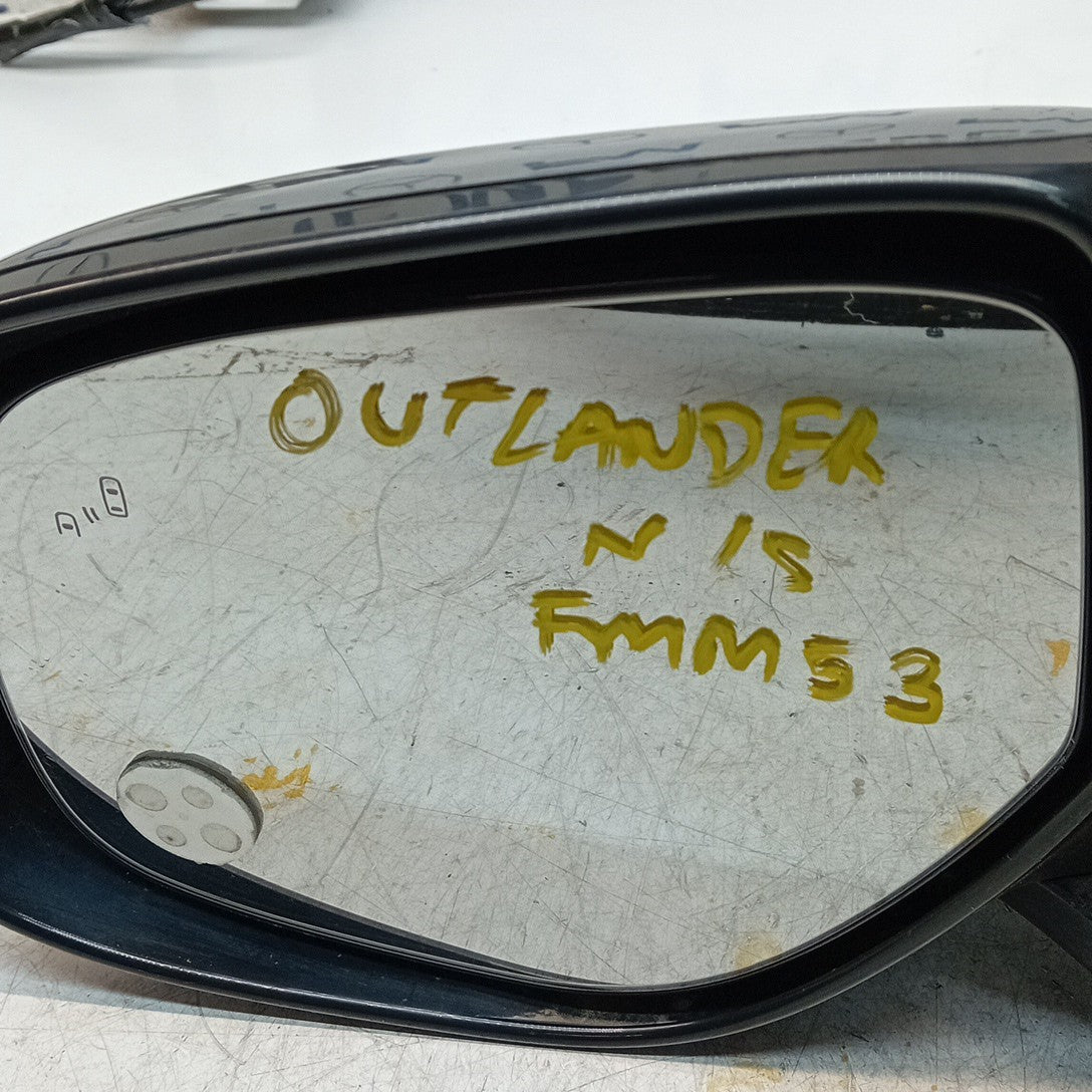 MITSUBISHI OUTLANDER MK3 PASSENGER WING MIRROR NS GREY CAMERA BS 2013 FMM53 (D)