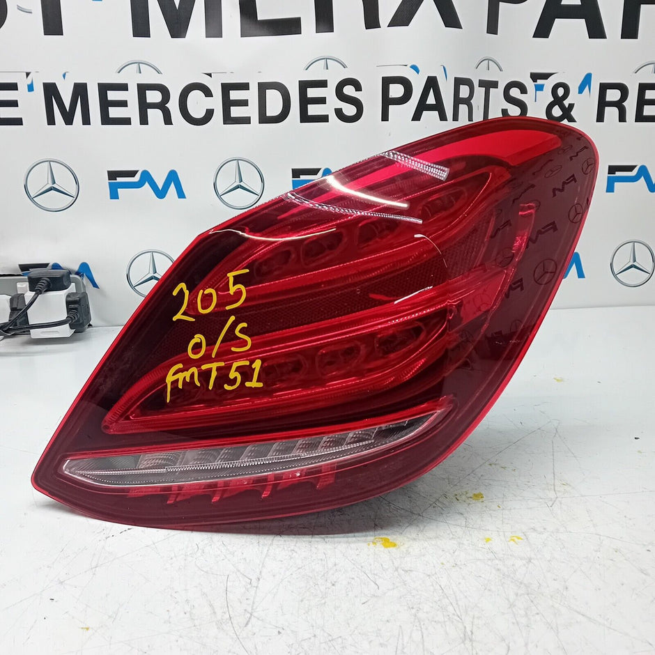MERCEDES C-CLASS W205 2014 REAR DRIVER O/S TAIL LIGHT FMT51