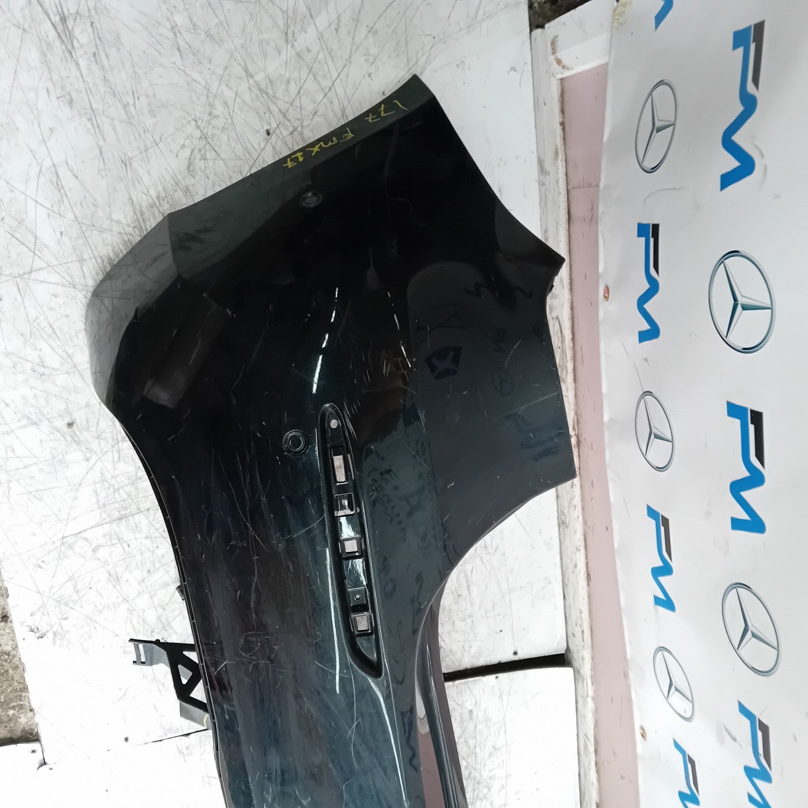 MERCEDES BENZ  A-CLASS W177 REAR BUMPER A1778856502 2018 BLACK FMX17