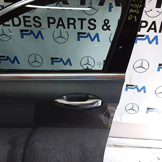 MERCEDES E-CLS W213 SLN PASSENGER FRONT DOOR NSF GREY 2016-23 COMPLETE FMD613