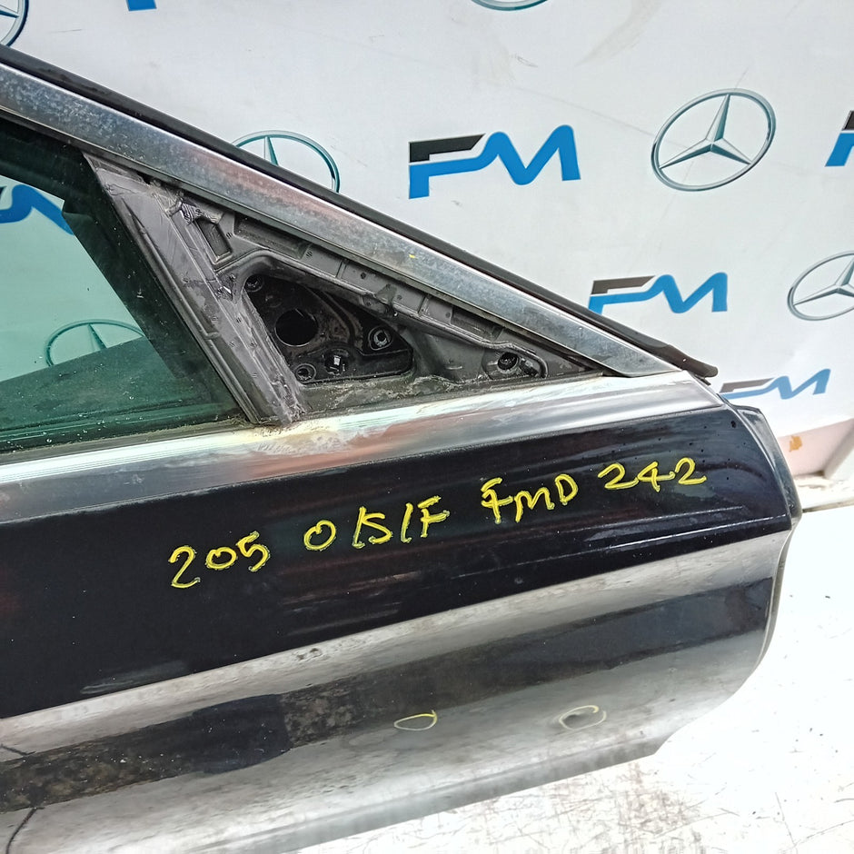 MERCEDES C-CLASS W205 SLN DRIVER FRONT DOOR OSF BLACK 2014 ON COMPLETE FMD242