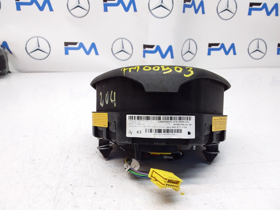 MERCEDES E-CLASS W204 STEERING WHEEL AIRBAG 307801598162-AD FM00503