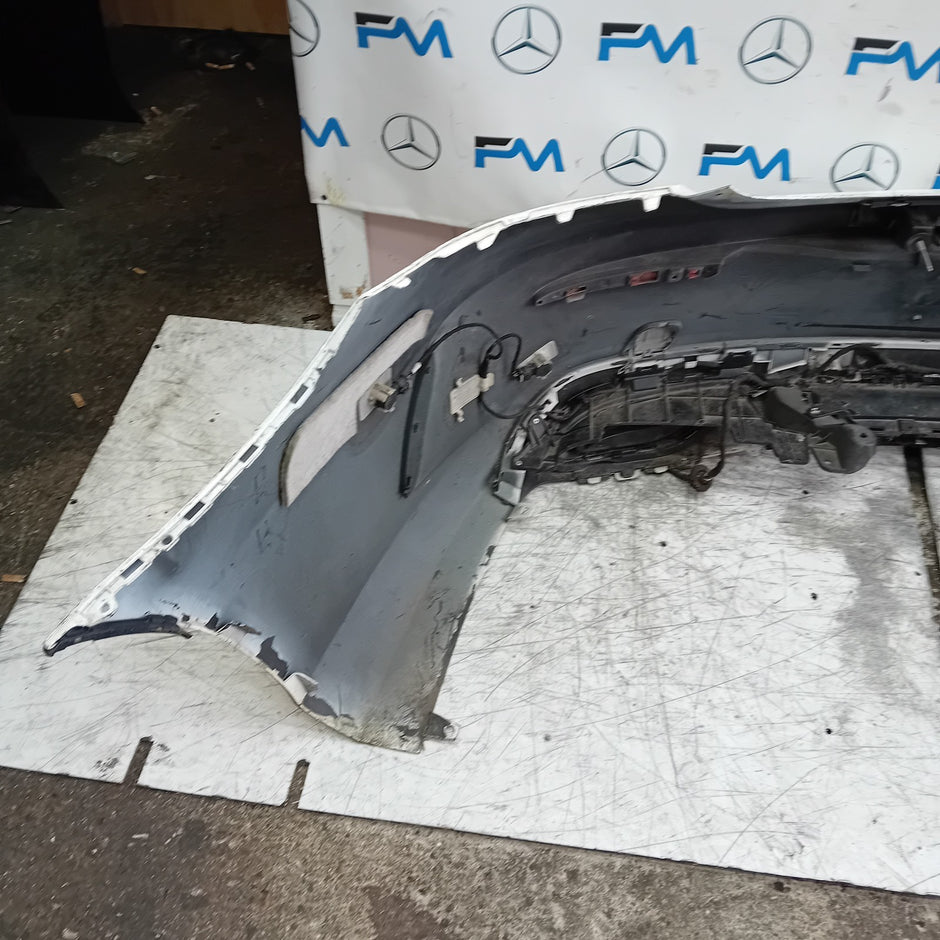 MERCEDES BENZ C-CLASS C205 COUPE REAR BUMPER 2016 ON WHITE COMPLETE FMX34