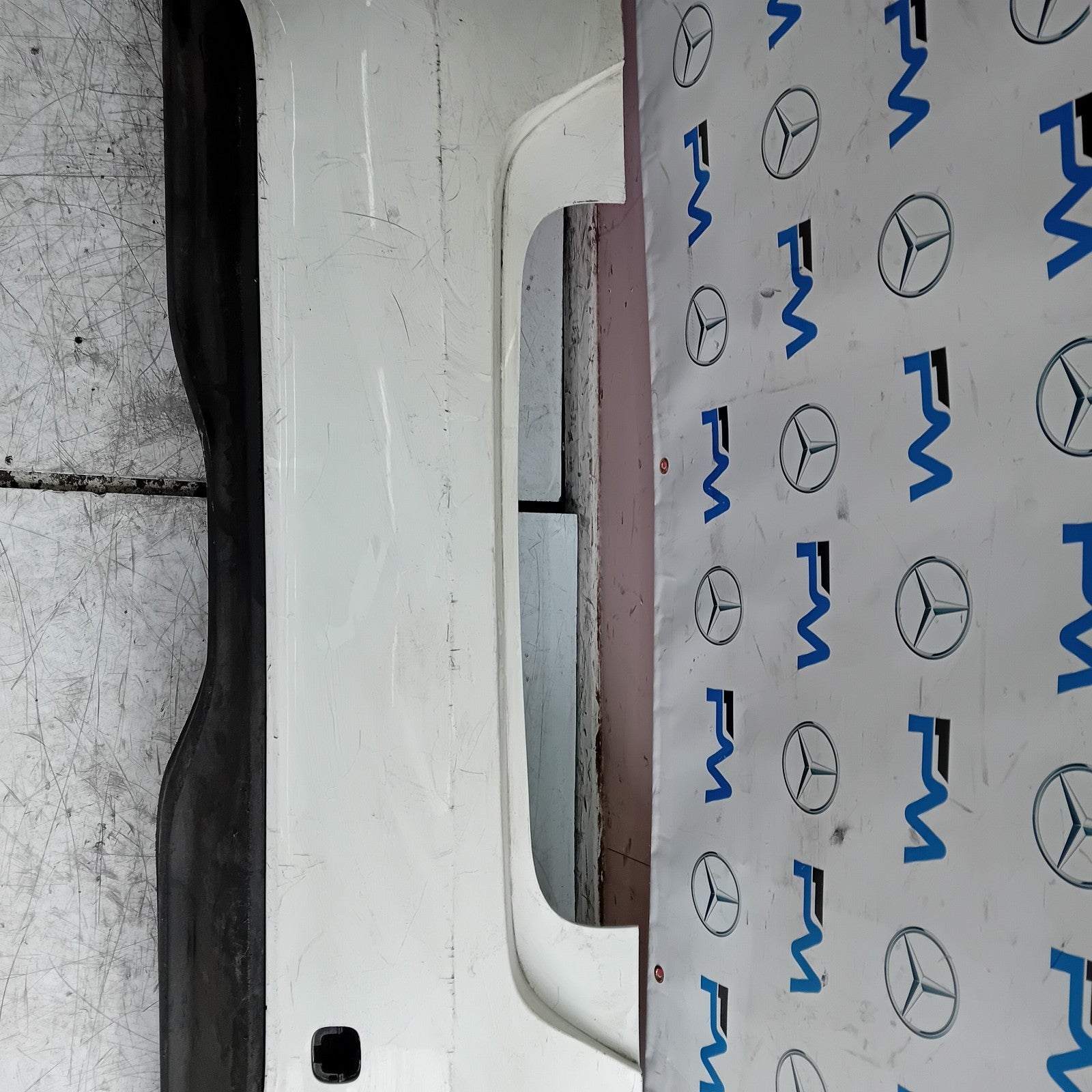 MERCEDES BENZ  A-CLASS W176 REAR BUMPER 2012-18 A1768850125 WHITE COMPLETE FMX25
