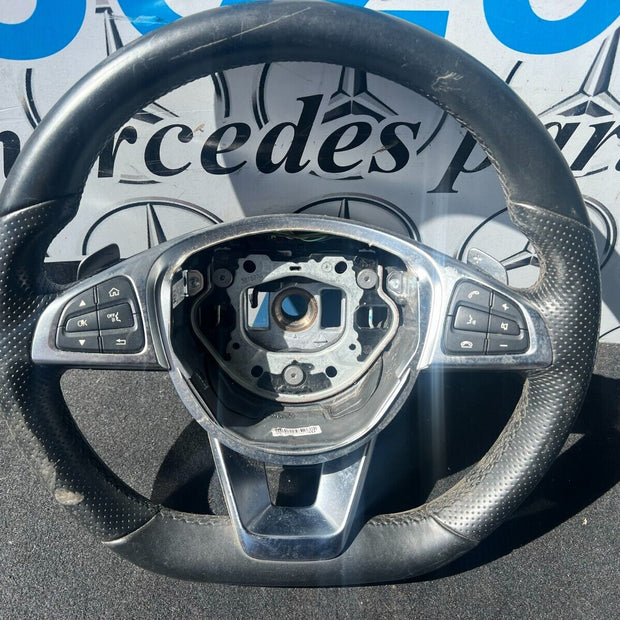 2014-2018 MERCEDES C CLASS W205 STEERING WHEEL WITH PADDLE SHIFTS A0004603803