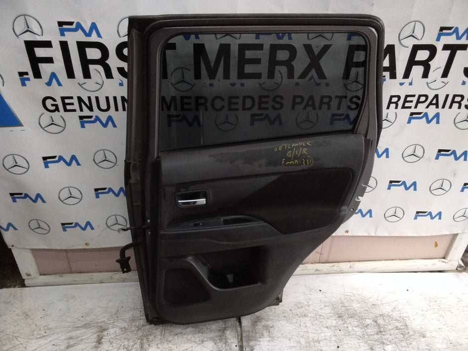 MITSUBISHI OUTLANDER MK3 DRIVER REAR DOOR OSR GREY 2013 COMPLETE FMD331