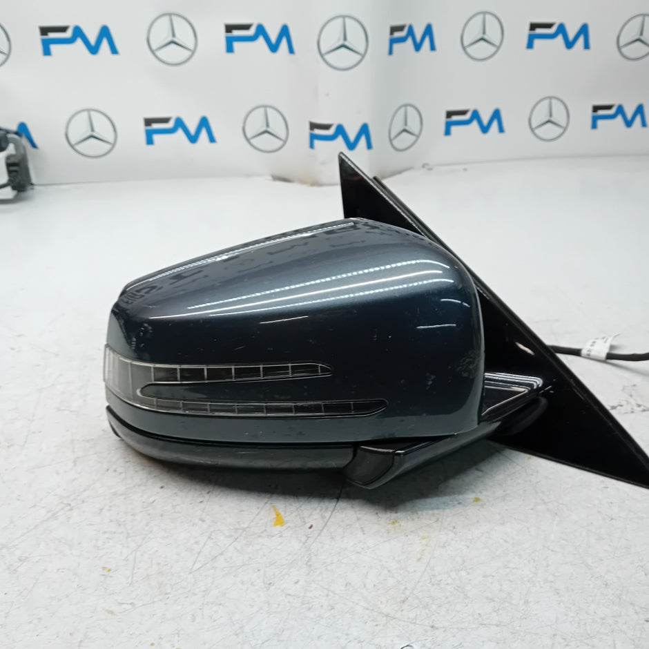 MERCEDES BENZ  E-CLASS  W212 DRIVER SIDE WING MIRROR GREY A2129101016 PL FMM43