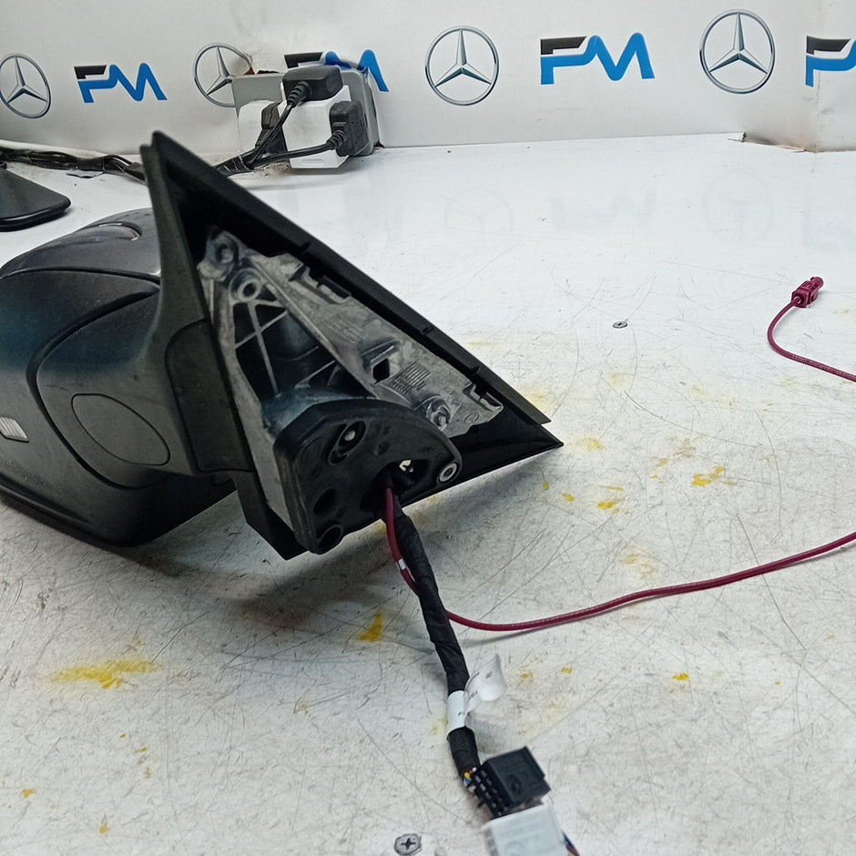 MERCEDES C-CLASS W205 DRIVER  WING MIRROR OSF GREY 2014 PL A2058104402 FMM65