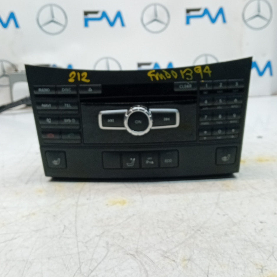MERCEDES E CLASS W212 STEREO SAT NAV SYSTEM A2129006417 2009-2016 FM001395