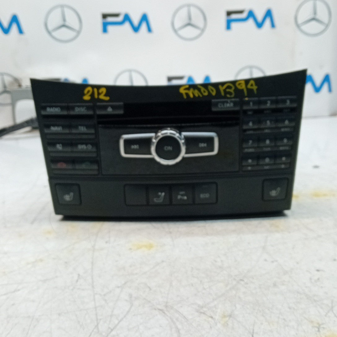 MERCEDES E CLASS W212 STEREO SAT NAV SYSTEM A2129006417 2009-2016 FM001395